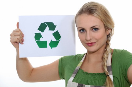 Eco-friendly disposal methods during flat clearance